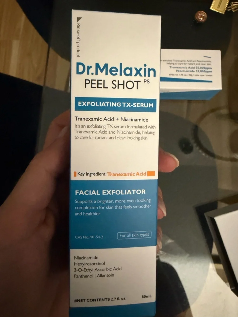 Dr Melaxin BUNDLE Peel Shot Exfoliating TX-Serum & TX Cream New in Box